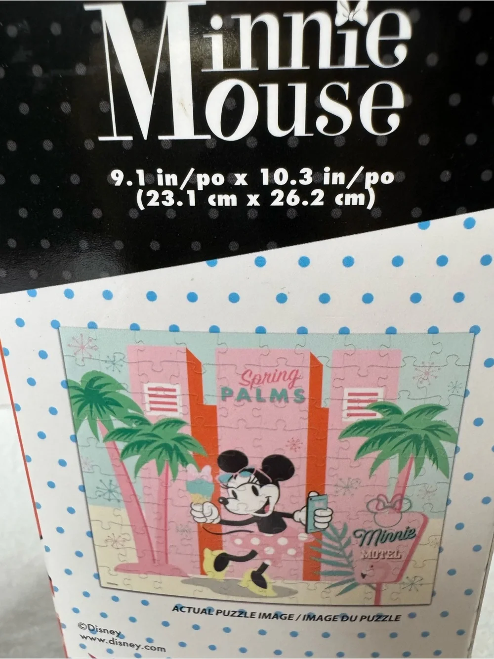 Disney 2 PUZZLES Cinderella  Bibbidi Bobbidi Boo & Minnie Mouse Spring Palms